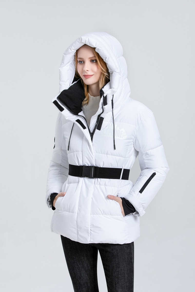 Belted Ski Jacket for Women JXD003