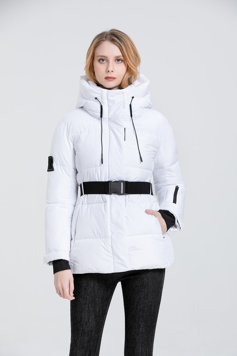 Belted Ski Jacket for Women JXD003